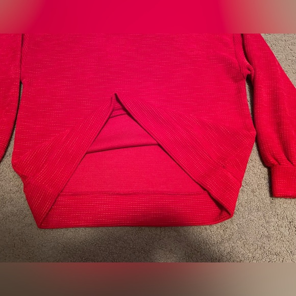 Time and True Women's Red Sweater Size L (12-14) - Picture 9 of 10